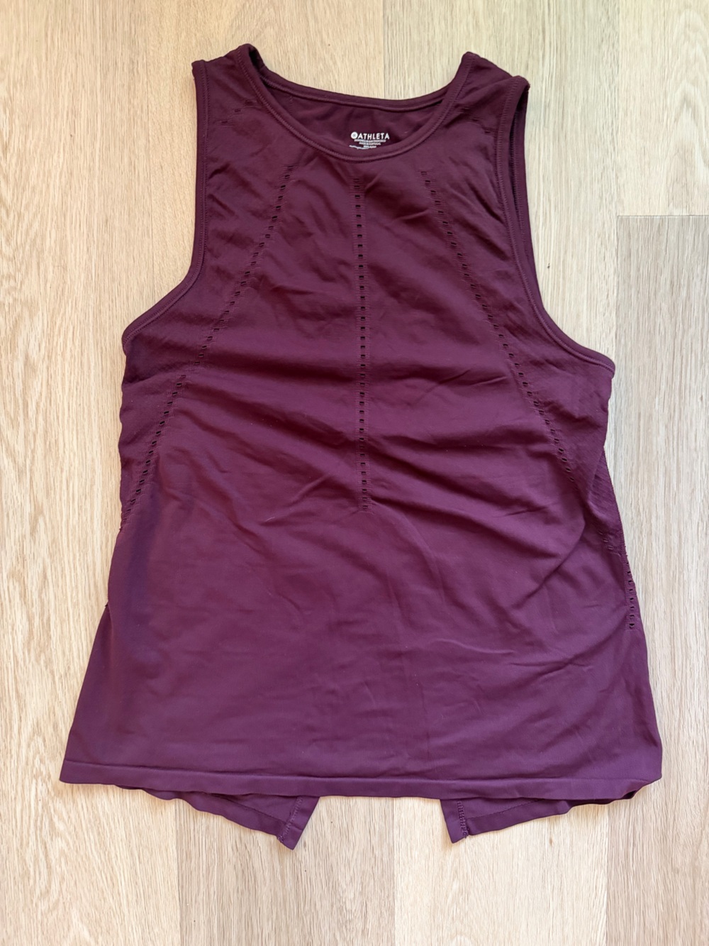 Athleta Burgundy Seamless Sleep Chemise